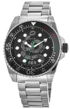 Gucci Dive Snake Black Dial Silver Steel Strap Watch For Men - YA136218 Authentic Buy Shop Now