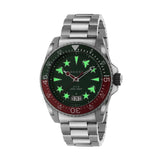 Gucci Dive Quartz Green Dial Silver Steel Strap Watch For Men - YA136222 Authentic Buy Shop Now