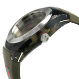 Gucci Sync XXL Quartz Brown Dial Brown Leather Strap Watch For Men - YA137106 Authentic Buy Shop Now