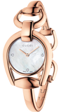 Gucci Horsebit Collection Diamonds Mother of Pearl Dial Rose Gold Steel Strap Watch For Women - YA139508 Authentic Buy Shop Now