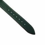 Gucci Grip Quartz Silver Dial Green Leather Strap Unisex Watch - YA157406 Authentic Buy Shop Now