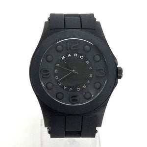 Marc Jacobs Pelly Black Dial Black Silicon Strap Watch for Women - MBM2511 Authentic Buy Shop Now