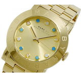 Marc Jacobs Amy Dexter Gold Dial Gold Steel Strap Watch for Women - MBM3215 Authentic Buy Shop Now