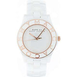 Marc Jacobs Blade White Dial White Ceramic Strap Watch for Women - MBM9502 Authentic Buy Shop Now