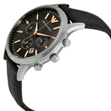 Emporio Armani Renato Chronograph Grey Dial Brown Leather Strap Watch For Men - AR2513 Authentic Buy Shop Now