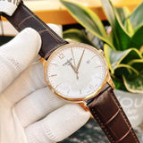 Tissot T Classic Tradition White Dial Brown Leather Strap Watch For Men - T063.610.36.037.00 Authentic Buy Shop Now