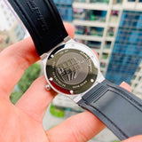 Salvatore Ferragamo F-80 Black Dial Black Rubber Strap Watch For Men - SFHY01322 Authentic Buy Shop Now