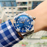 Maurice Lacroix Aikon Venturer Blue Dial Silver Steel Strap Watch for Men - AI6058-SS002-430-1 Authentic Buy Shop Now