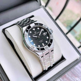 Maurice Lacroix Aikon Venturer Black Dial Silver Steel Strap Watch for Men - AI6058-SS002-330-1 Authentic Buy Shop Now