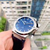 Salvatore Ferragamo F-80 Classic Blue Dial Blue Leather Strap Watch for Men - SFDT00319 Authentic Buy Shop Now