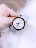 Tissot T Classic Couturier Silver Dial Light Blue Leather Strap Watch For Women - T035.210.16.031.02 Authentic Buy Shop Now