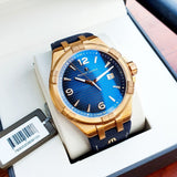 Maurice Lacroix Aikon Limited Edition Blue Dial Blue Leather Strap Watch For Men - AI6008-BRZ01-420-1 Authentic Buy Shop Now