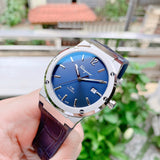 Salvatore Ferragamo F-80 Classic Blue Dial Blue Leather Strap Watch for Men - SFDT00319 Authentic Buy Shop Now