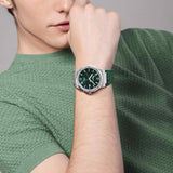 Salvatore Ferragamo F-80 Classic Green Dial Green Leather Strap Watch for Men - SFDT00119 Authentic Buy Shop Now