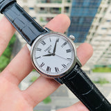Tissot T Classic Carson White Dial Black Leather Strap Watch for Men - T085.410.16.013.00 Authentic Buy Shop Now