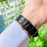 Longines Record Black Dial Black Leather Strap Watch for Men - L2.821.5.57.2 Authentic Buy Shop Now