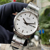 Mido Multifort Automatic Silver Dial Silver Steel Strap Watch For Men - M005.430.11.031.80 Authentic Buy Shop Now