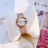 Gucci G Interlocking Mother of Pearl Dial Rose Gold Steel Strap Watch For Women - YA133515 Authentic Buy Shop Now