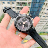 Tissot T Race Cycling Chronograph Black Dial Black Rubber Strap Watch For Men - T111.417.37.441.07 Authentic Buy Shop Now