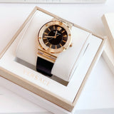 Versace Greca Black Dial Black Leather Strap Watch for Women - VEVH00320 Authentic Buy Shop Now