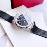 Salvatore Ferragamo F-80 Black Dial Black Rubber Strap Watch For Men - SFHY00120 Authentic Buy Shop Now