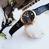 Versace Audrey Quartz Black Dial Black Leather Strap Watch for Women - VELR00319 Authentic Buy Shop Now