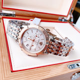 Versace Sport Tech Chronograph While Dial Two Tone Steel Strap Watch for Men - VELT00319 Authentic Buy Shop Now
