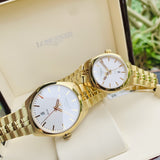 Tissot T Classic PR 100 Quartz White Dial Gold Steel Strap Watch for Men - T101.410.33.031.00 Authentic Buy Shop Now