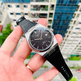 Tissot PRX Powermatic 80 Black Dial Black Leather Strap Watch for Men - T137.407.16.051.00 Authentic Buy Shop Now