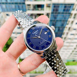 Tissot Le Locle Powermatic 80 Blue Dial Silver Steel Strap Watch For Men - T006.407.11.043.00 Authentic Buy Shop Now
