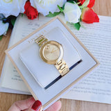 Movado Bold Gold Dial Gold Steel Strap Watch For Women - 3600382 Authentic Buy Shop Now