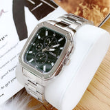 Fossil Inscription Multifunction Black Dial Silver Steel Strap Watch for Men - BQ2655 Authentic Buy Shop Now