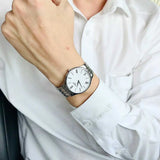 Tissot T Classic Tradition 5.5 White Dial Watch For Men - T063.409.11.018.00 Authentic Buy Shop Now