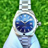 Tag Heuer Aquaracer Automatic Blue Dial Silver Steel Strap Watch for Men - WAY2112.BA0928 Authentic Buy Shop Now