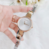 Calvin Klein Seduce Silver Dial Two Tone Steel Strap Watch for Women - K4E2N61X Authentic Buy Shop Now