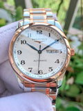 Longines Master Collection Automatic 38.5mm Silver Dial Two Tone Steel Strap Watch for Men - L2.755.5.79.7 Authentic Buy Shop Now