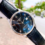 Tissot Luxury Powermatic 80 Black Dial Black Leather Strap Watch For Men - T086.407.16.057.00 Authentic Buy Shop Now