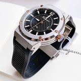 Salvatore Ferragamo F-80 Black Dial Black Rubber Strap Watch For Men - SFHY00120 Authentic Buy Shop Now