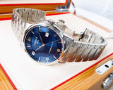 Tissot Luxury Powermatic 80 Blue Dial Silver Steel Strap Watch For Men - T086.407.11.047.00 Authentic Buy Shop Now