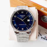 Tissot Luxury Powermatic 80 Blue Dial Silver Steel Strap Watch For Men - T086.407.11.047.00 Authentic Buy Shop Now