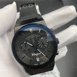 Salvatore Ferragamo Sapphire Chrono Black Dial Black Rubber Strap Watch for Men - SFME00621 Authentic Buy Shop Now