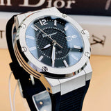 Salvatore Ferragamo F-80 Black Dial Black Rubber Strap Watch For Men - SFHY01322 Authentic Buy Shop Now