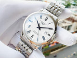 Longines Record Automatic Stainless Steel 40mm Watch for Men - L2.821.4.11.6 Authentic Buy Shop Now