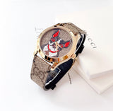 Gucci G Timeless Brown Dial Brown Leather Strap Watch For Women - YA1264056 Authentic Buy Shop Now