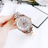 Bulova Crystal Collection Silver Dial Rose Gold Steel Strap Watch for Women - 98L229 Authentic Buy Shop Now