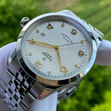 Tudor 1926 Automatic Diamonds Silver Dial Silver Steel Strap Watch for Men - M91650-0003 Authentic Buy Shop Now