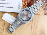Bulova Crystal Collection Brown Dial Silver Steel Strap Watch for Men - 96B221 Authentic Buy Shop Now