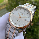 Longines Master Collection Automatic 40mm Silver Dial Two Tone Steel Strap Watch for Men - L2.793.5.77.7 Authentic Buy Shop Now