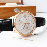 Tissot Des Tourelles Chronograph Silver Dial Brown Leather Strap Watch For Men - T099.427.36.038.00 Authentic Buy Shop Now