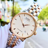 Mido Baroncelli Automatic White Dial Two Tone Steel Strap Watch For Women - M8600.9.N6.1 Authentic Buy Shop Now